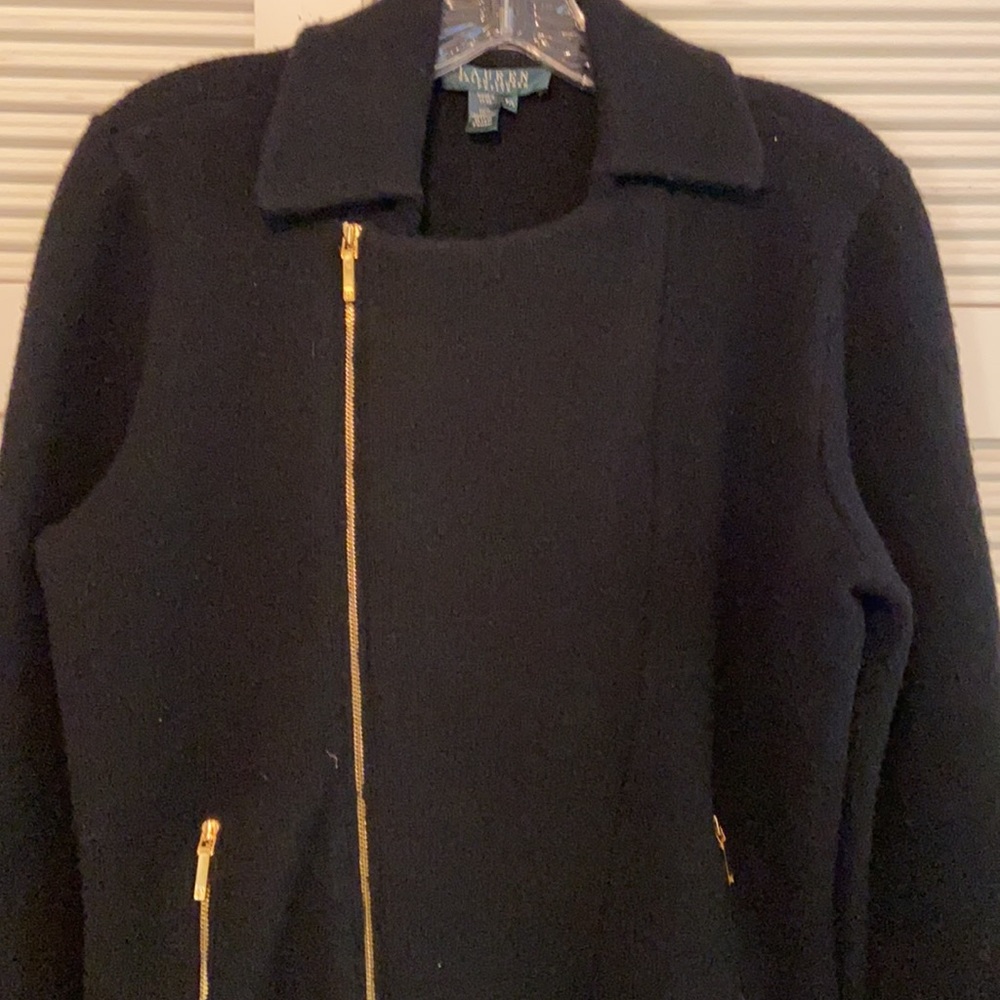LAUREN RALPH LAUREN Asymmetric Side Zip Jacket - Picture 3 of 6
